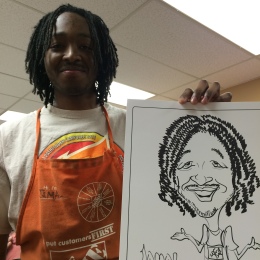 Caricatures at the Home Depot 2015