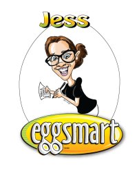 Eggsmart caricatures