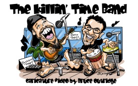 Killin-Time-Band-caricature-Video-cover