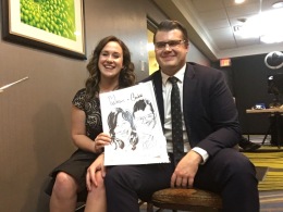 Degroote Formal 2017 Caricatures