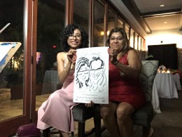 Sara and Tito's Wedding Caricatures