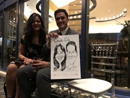Mira and David Wedding Caricatures