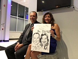 Valerie and jason's Wedding Caricatures