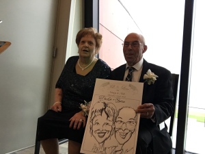 Nancy and Nick Wedding Caricatures
