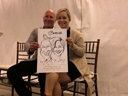Vanessa and Johnny Wedding Caricatures