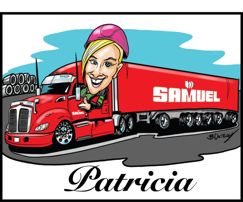 Truck Vehicle Caricature by Bruce Outridge Productions