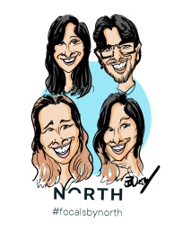 North Focals Digital Caricature Event