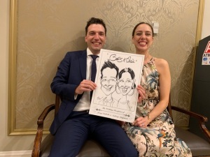 Jenny and Anthony's Wedding Caricatures