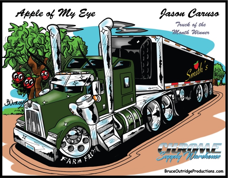 Truck caricature