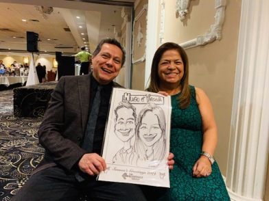 Rosedale Christams Party Caricatures 2019