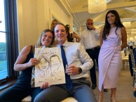 Joe and Megan Wedding Caricatures-July 29 2022